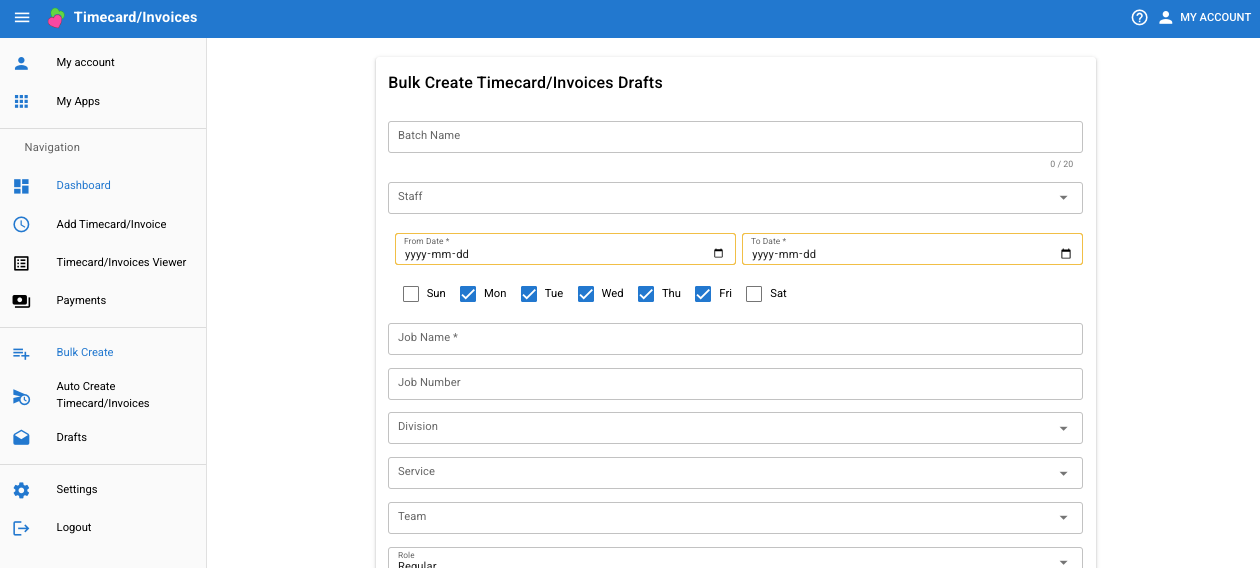 Bulk create drafts when the office needs speed